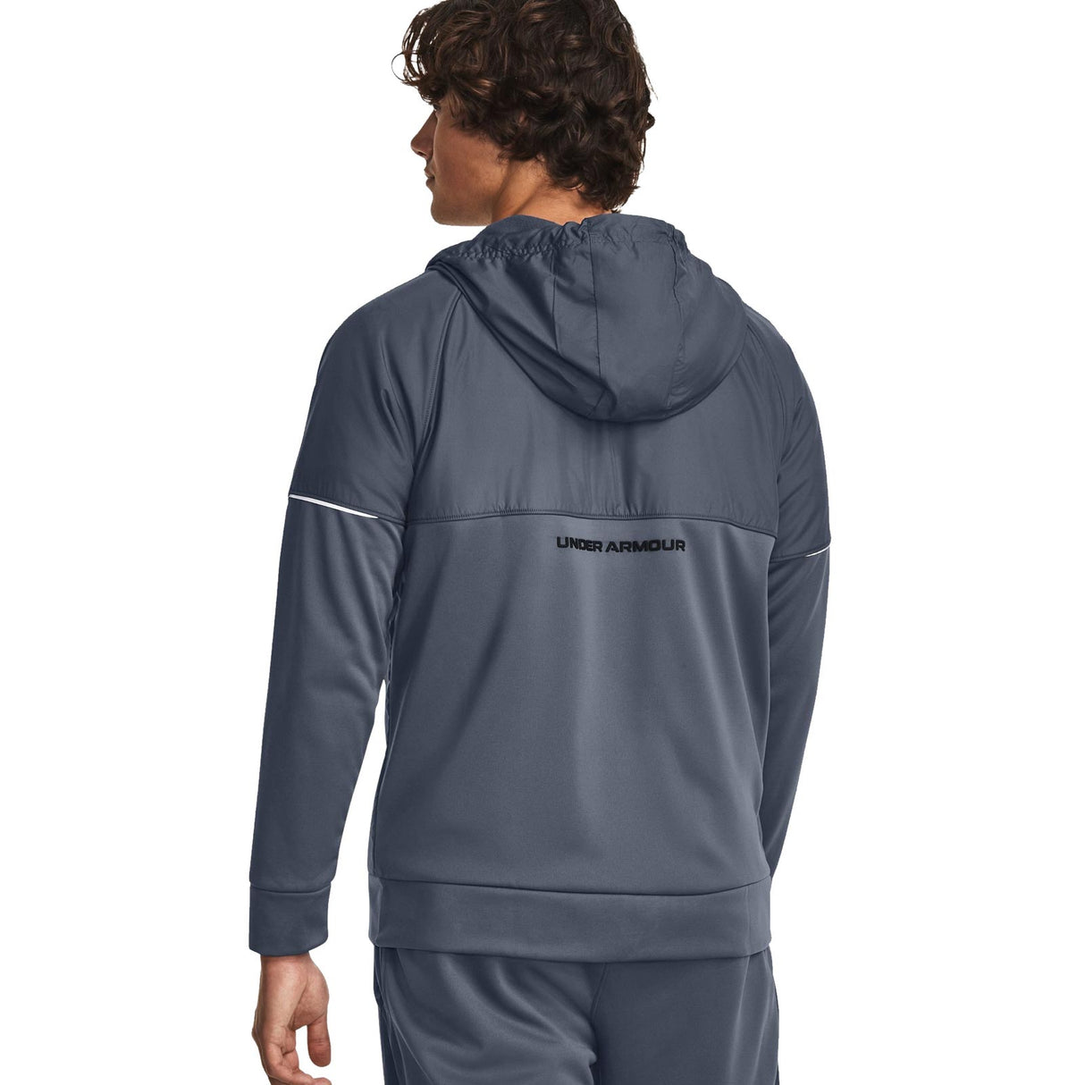 UA Mens AF Storm FZ Hoodie Grey