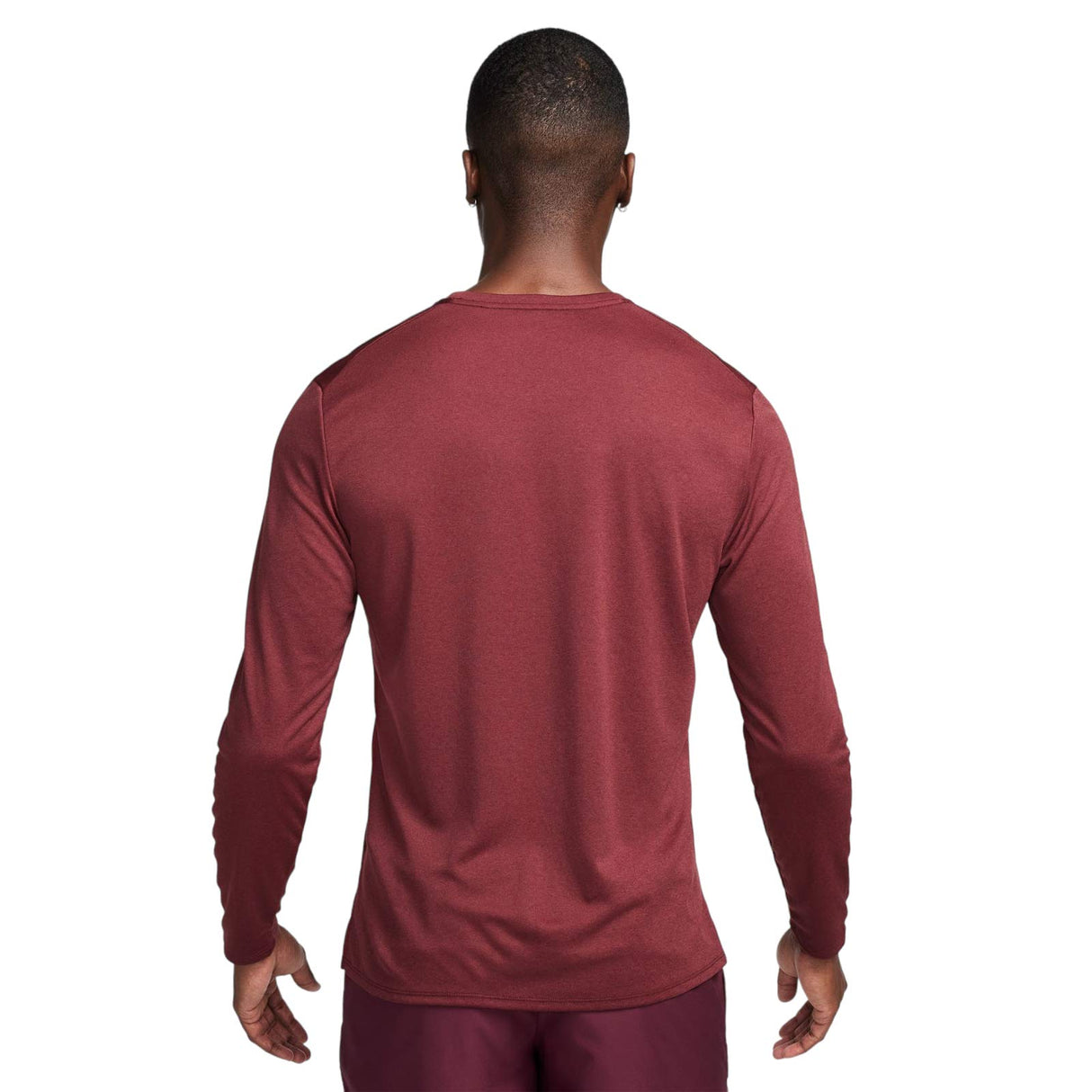 Nike Mens DF UV Miler LS Top Red