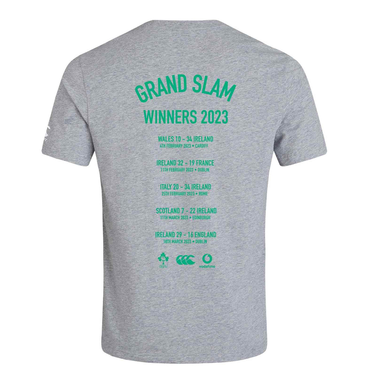 CCC IRFU Grand Slam Winners Tee Grey