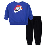Nike Inf Snow Day Fleece Crew Set Blue