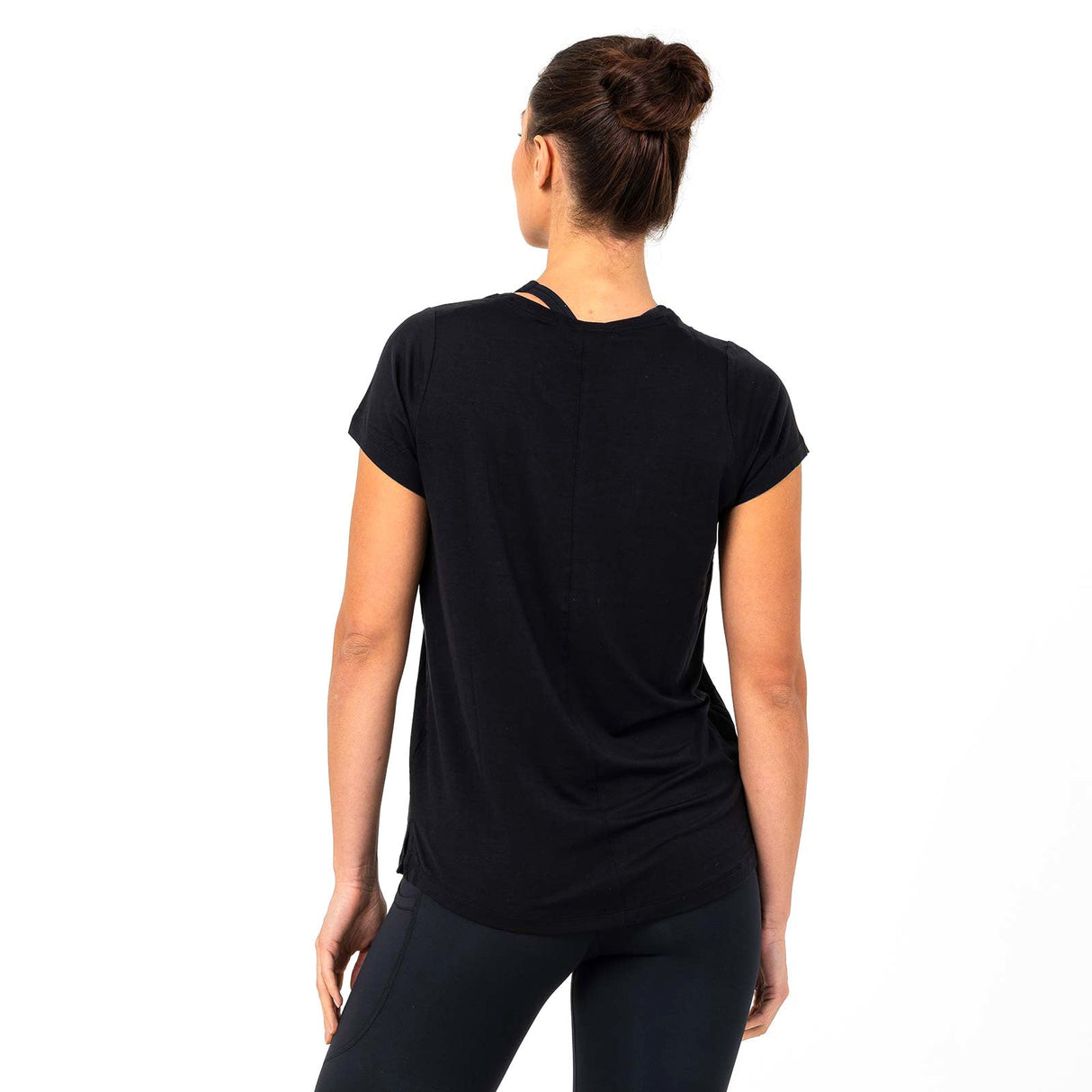 Bodylogic JS Trust Scoop Neck SS Tee Bl
