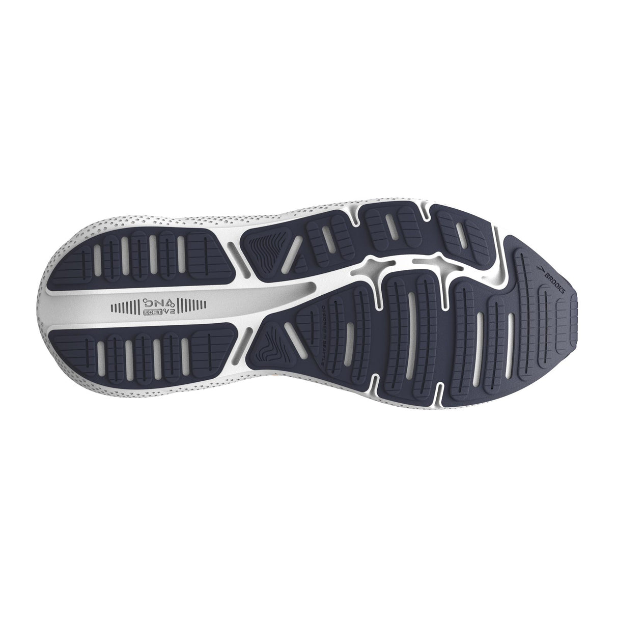 Brooks Ghost Max Mens Navy/Orange