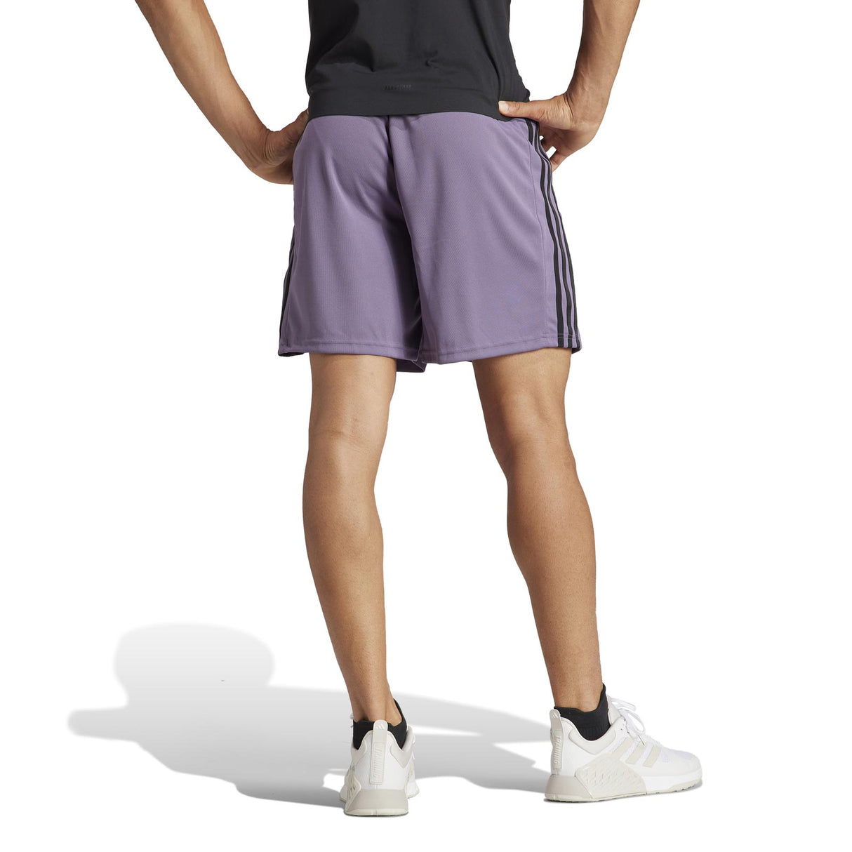 adidas Mens TR-ES PIQ 3SHO Shorts Purple