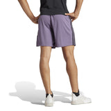 adidas Mens TR-ES PIQ 3SHO Shorts Purple