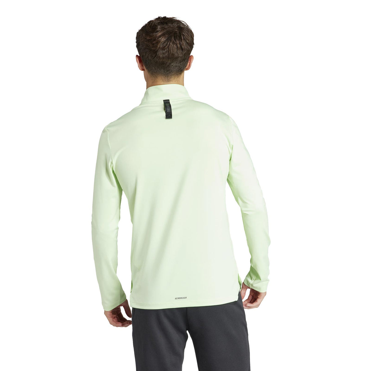 adidas Mens WO QZ Top Green