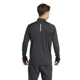 adidas Mens GYM+ QZ  Top Black