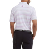 Footjoy Print Pique Polo White