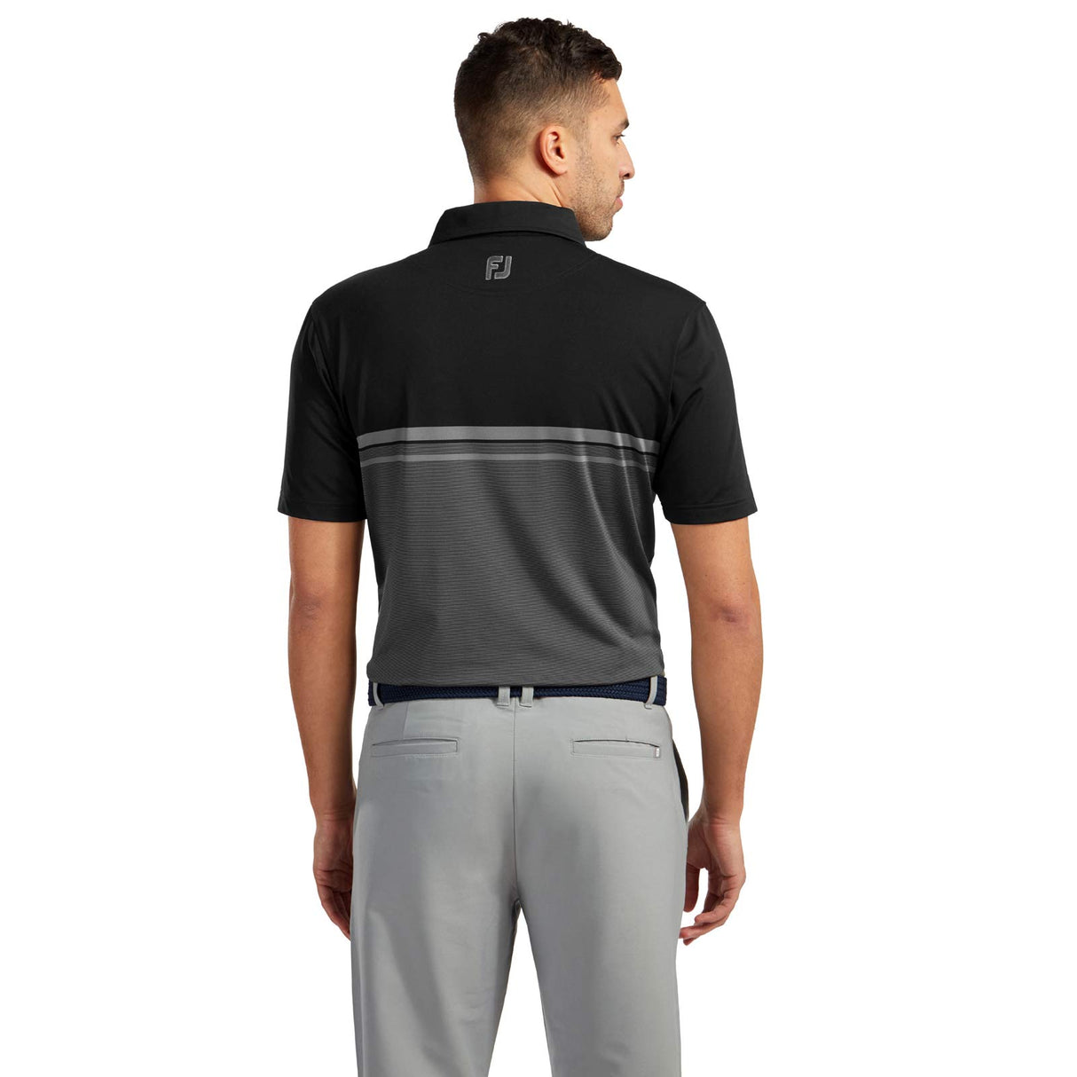 Footjoy Stripe Polo Black