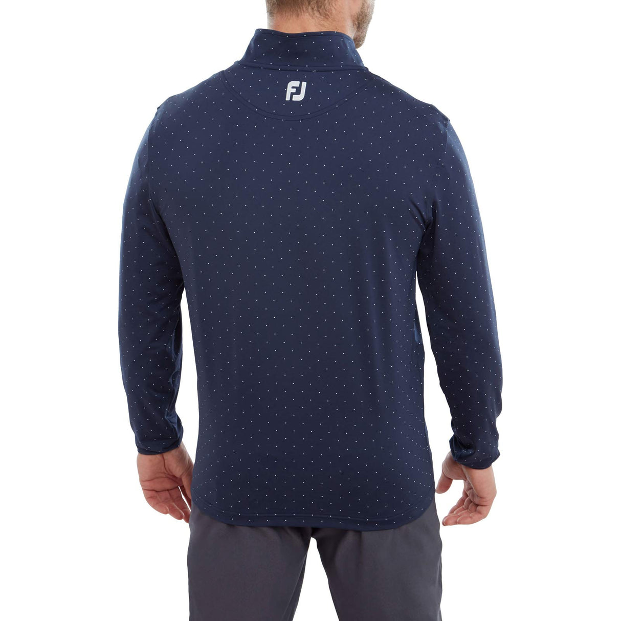 Footjoy Print Chill Out QZ Top Navy