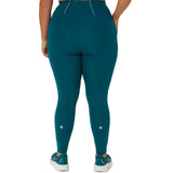 Asics Womens Road High Waist Tight Green
