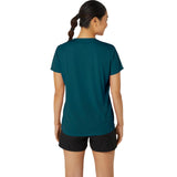 Asics Womens Core SS Top Green