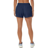 Asics Womens Core 4in Short Blue