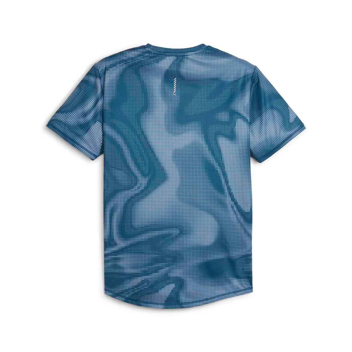 Puma Mens Run Favorite AOP SS Tee Blue