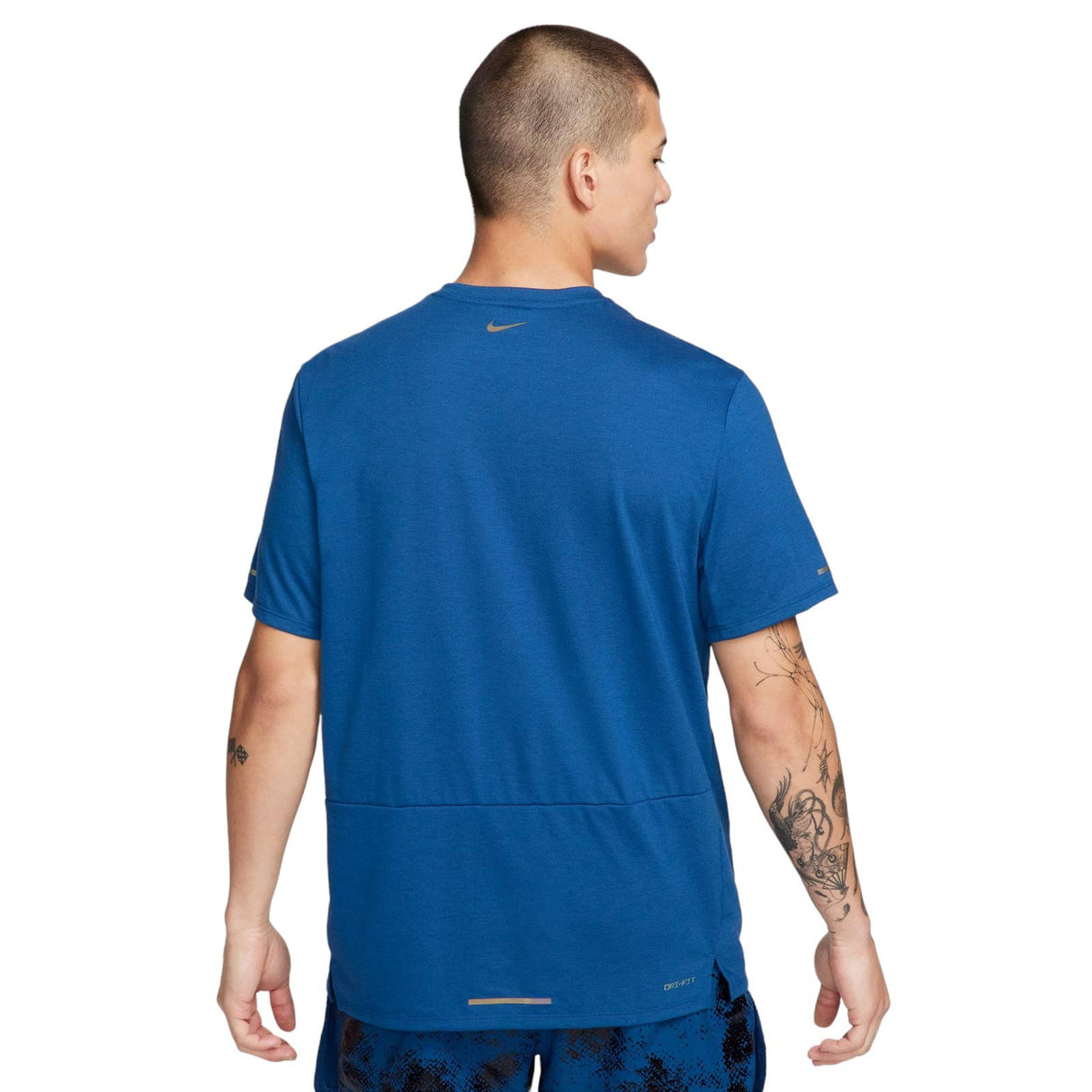 NIKE MENS DF RISE 365 RUN DIV SS BLUE