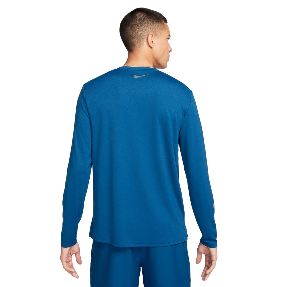 NIKE MENS DF UV MILER TOP LS FLASH BLUE