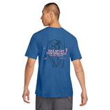 NIKE MENS DF UV HYVERSE SS GX BLUE