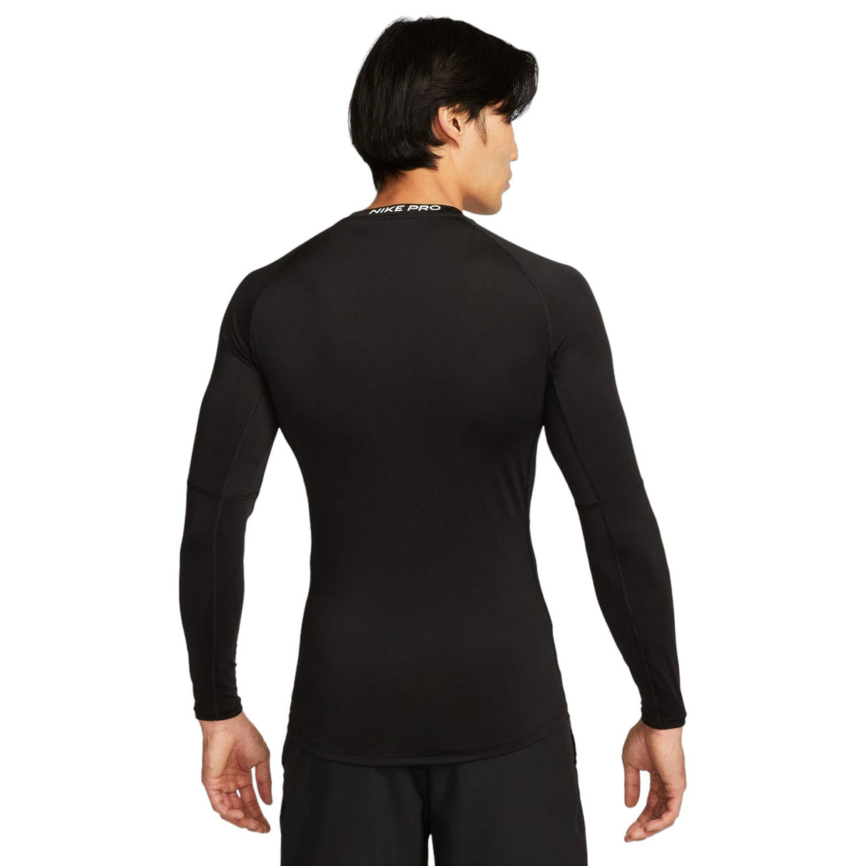 NIKE MENS NP DF TIGHT TOP LS BLACK