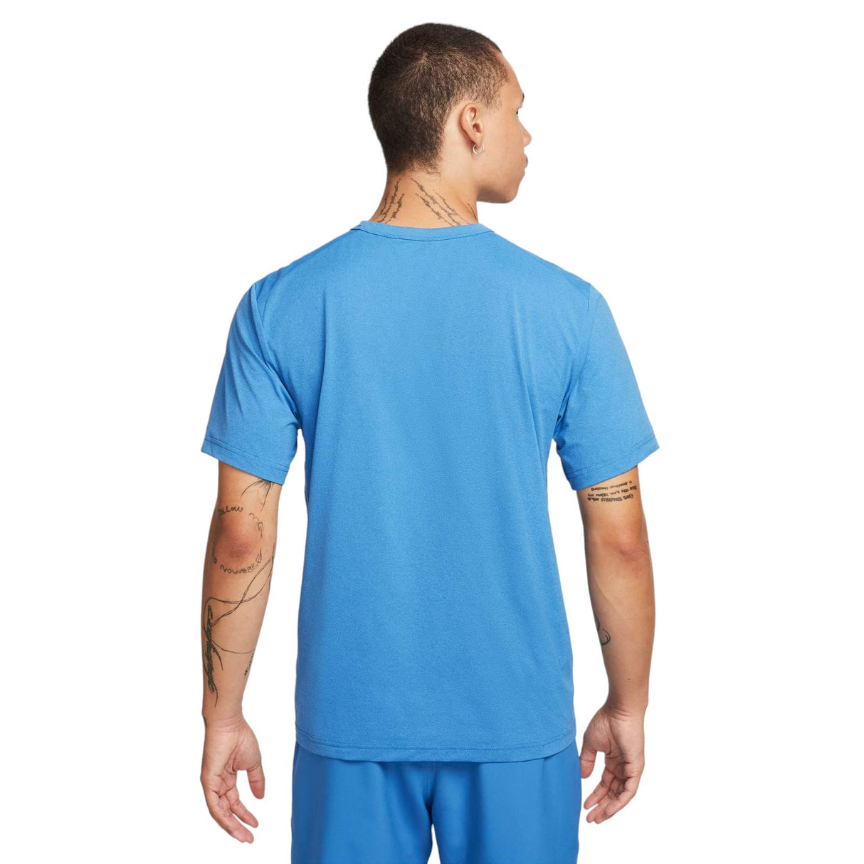 NIKE MENS DF UV HYVERSE SS BLUE