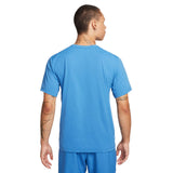 NIKE MENS DF UV HYVERSE SS BLUE