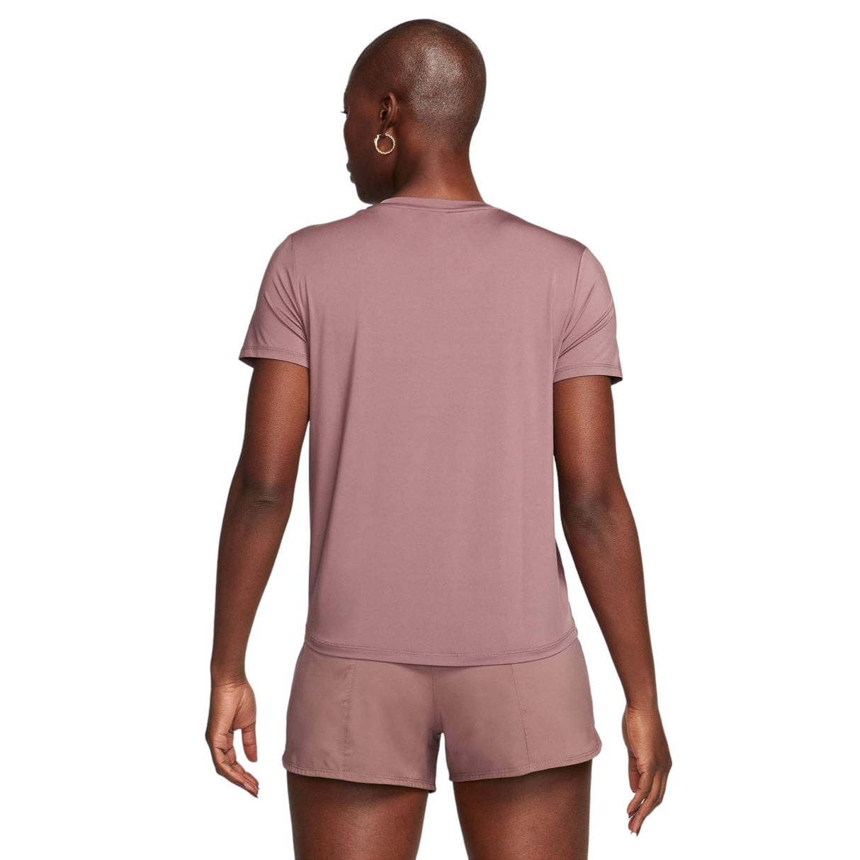 Nike Wmns One Classic DF SS Top Brown
