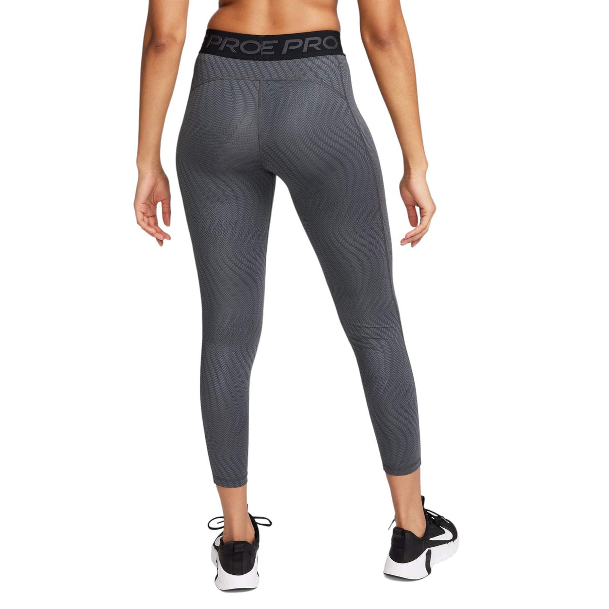 Nike Wmns NP DF MR 7/8 Tight AOP Grey