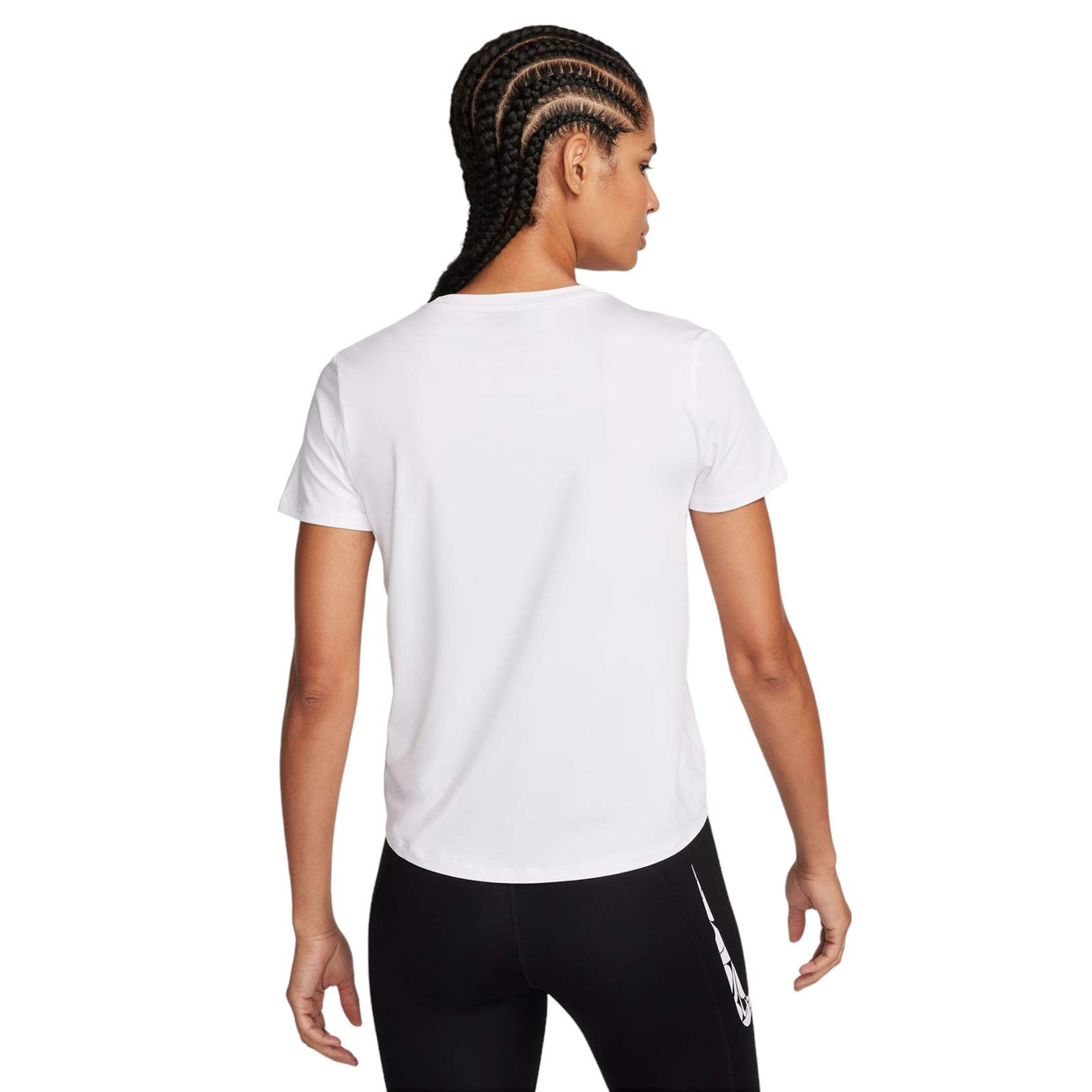 Nike Wmns One Swoosh HBR DF SS Top White