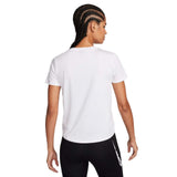Nike Wmns One Swoosh HBR DF SS Top White