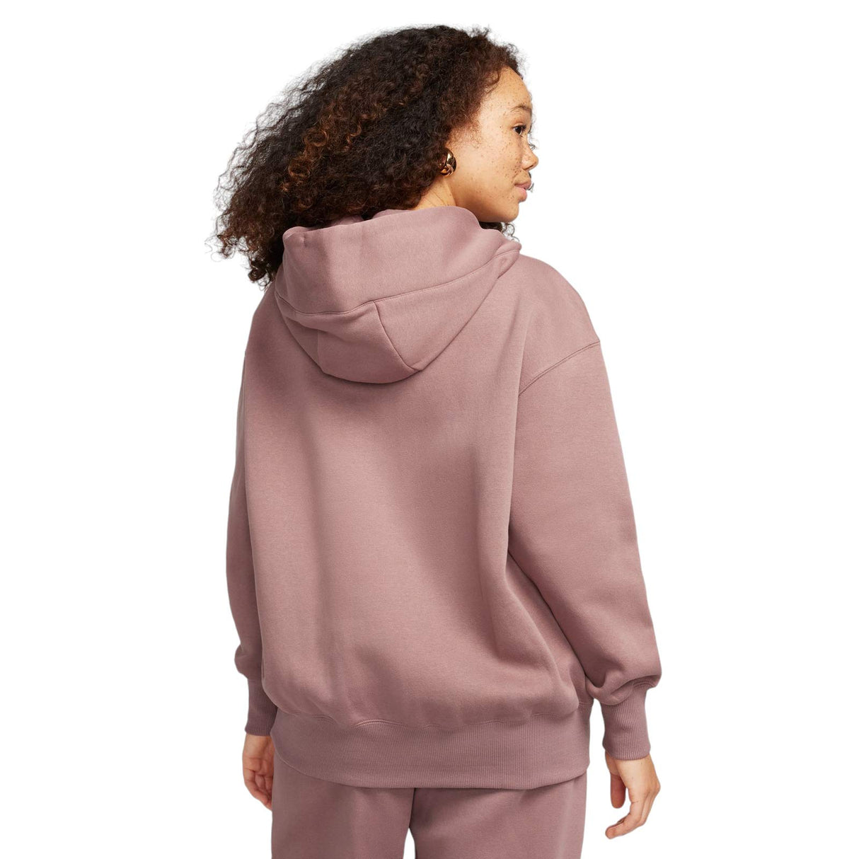 Nike Wmns NSW PHNX FLC FZ OS Hoody Brown