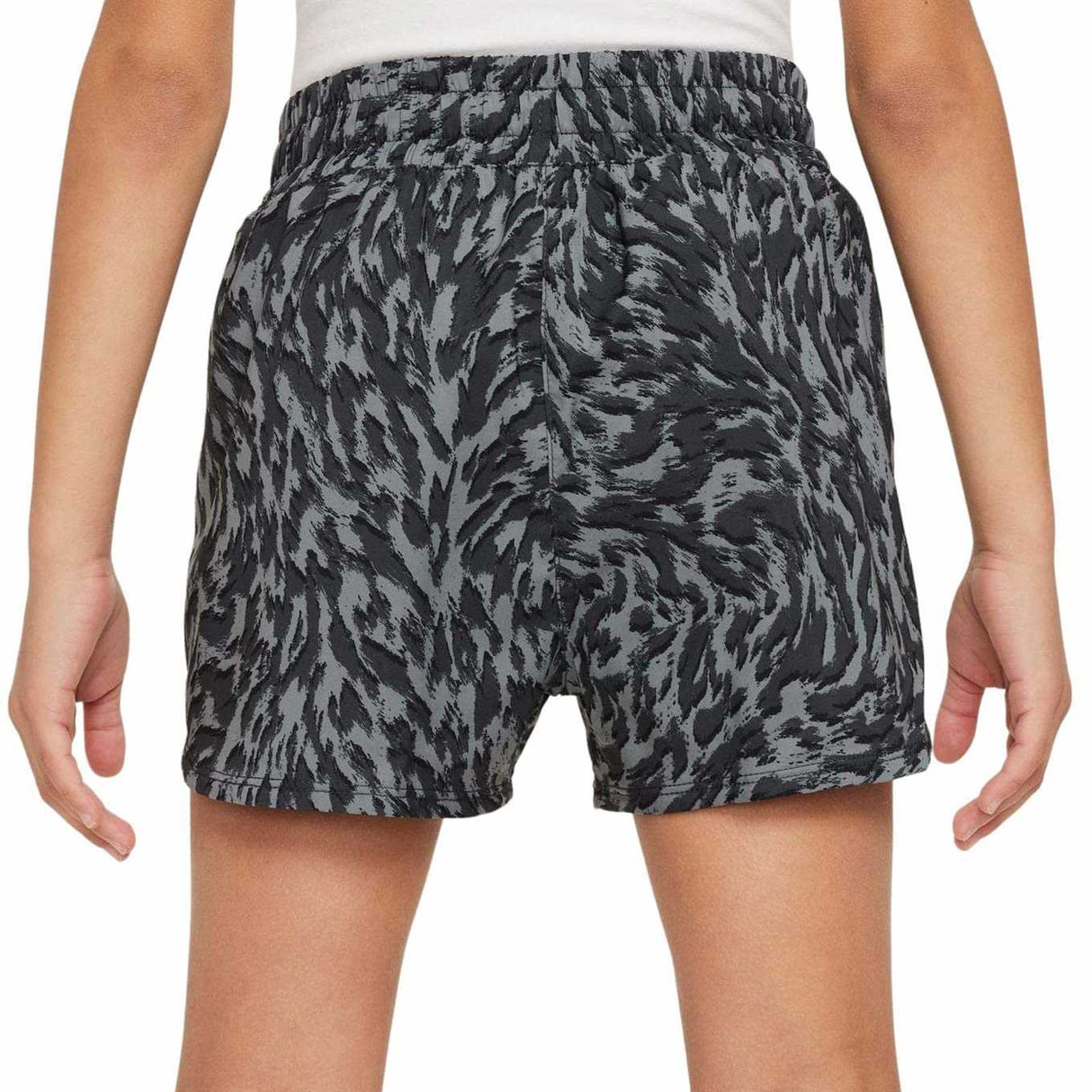 NIKE GIRLS DF ONE WVN HR SHORT VNR GREY