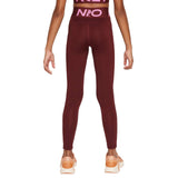 NIKE GIRLS DF TIGHT SE+ RED