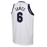 NIKE Lakers LeBron City Edition Kid Jrsy