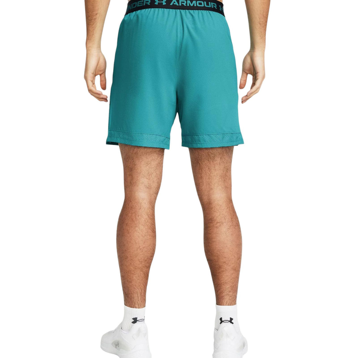 UA Mens Vanish Woven 6in Grph Short Grn