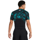 UA Mens HG Armour Printed SS Green