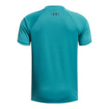 UA Boys Tech Big Logo SS Tee Green
