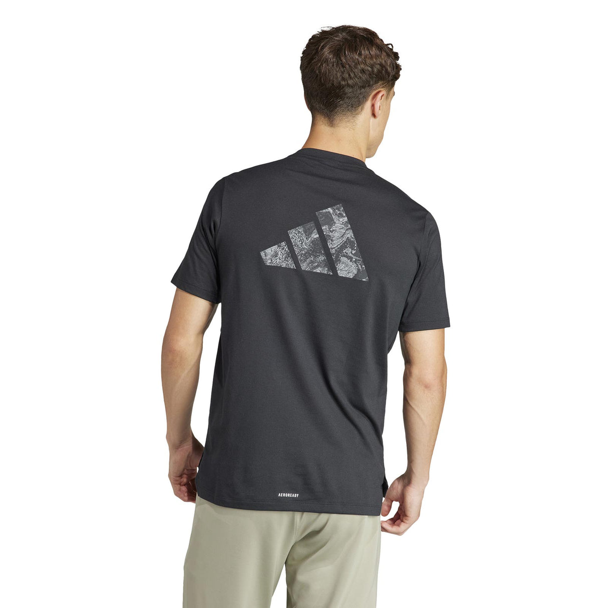 adidas Mens Logo Tee Black