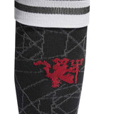 adidas Man Utd 23 Home Kids Socks Black