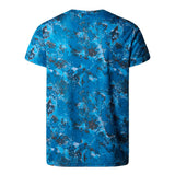 TNF Mens Reaxion Amp Crew Print Blue