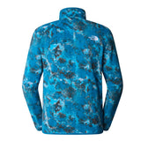 The North Face Mens Glacier Prntd QZ Blu