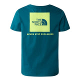 TNF SS Redbox Boys Box Graph Tee Blue