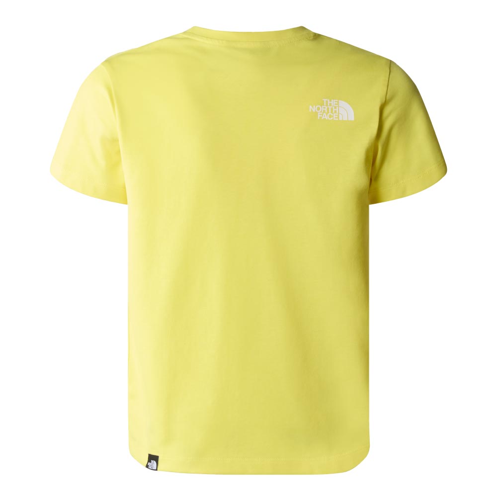 TNF Teen SS Simple Dome Boys Tee Yellow