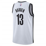 Nike Brooklyn Net James Kid Jersey White