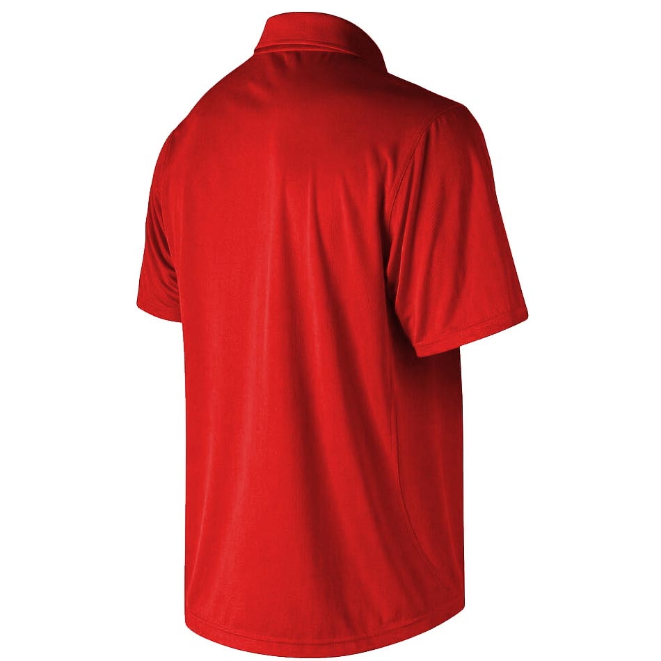 NEW BALANCE TRAINING MENS POLO HRD RED