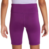 Nike Girls DF One Bike Shorts Purple
