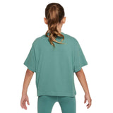 Nike Girls NSW  ESSNTL Boxy SS Tee Green