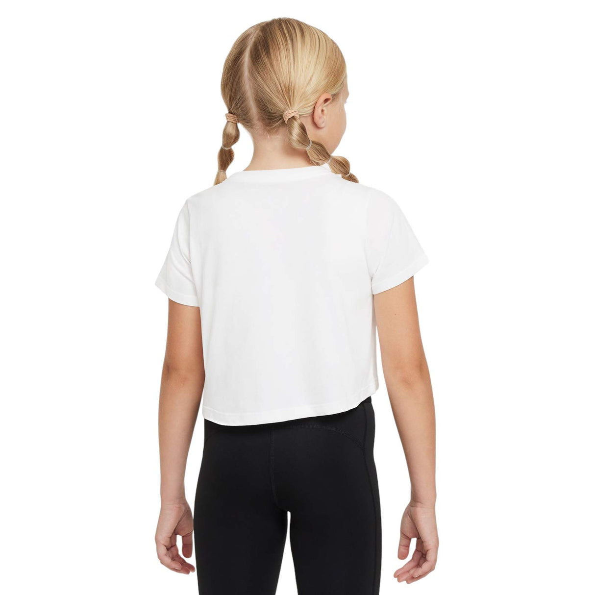Nike Girls DFCT SE Crop Tee White