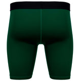 Blk Core COMPRESSION Mens Shorts Green