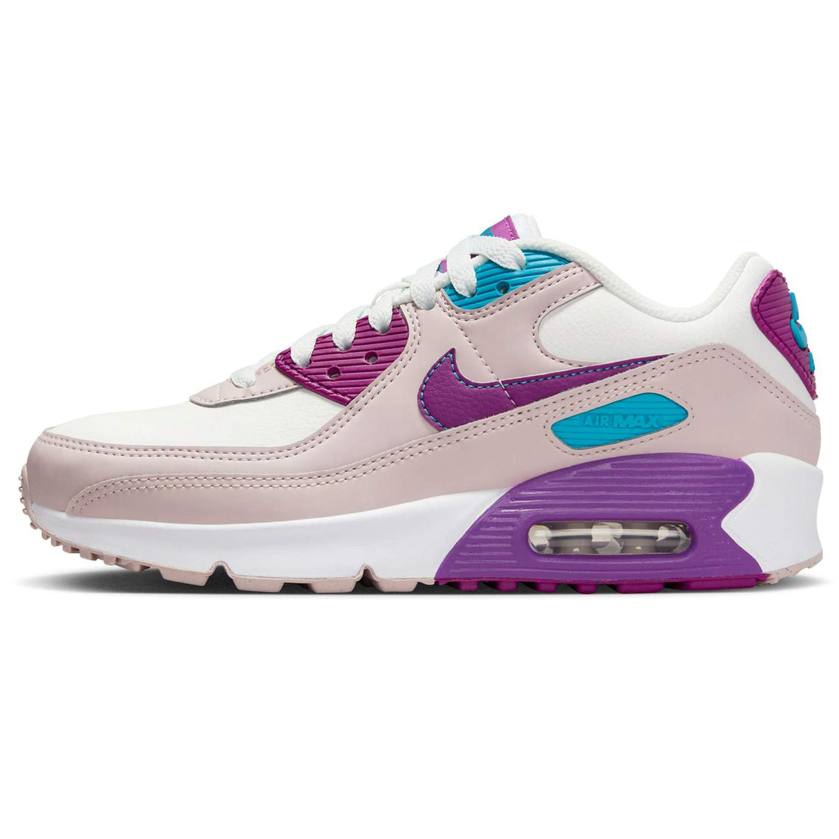 Nike Air Max 90 Ltr Kids Wht/Grey/Purple