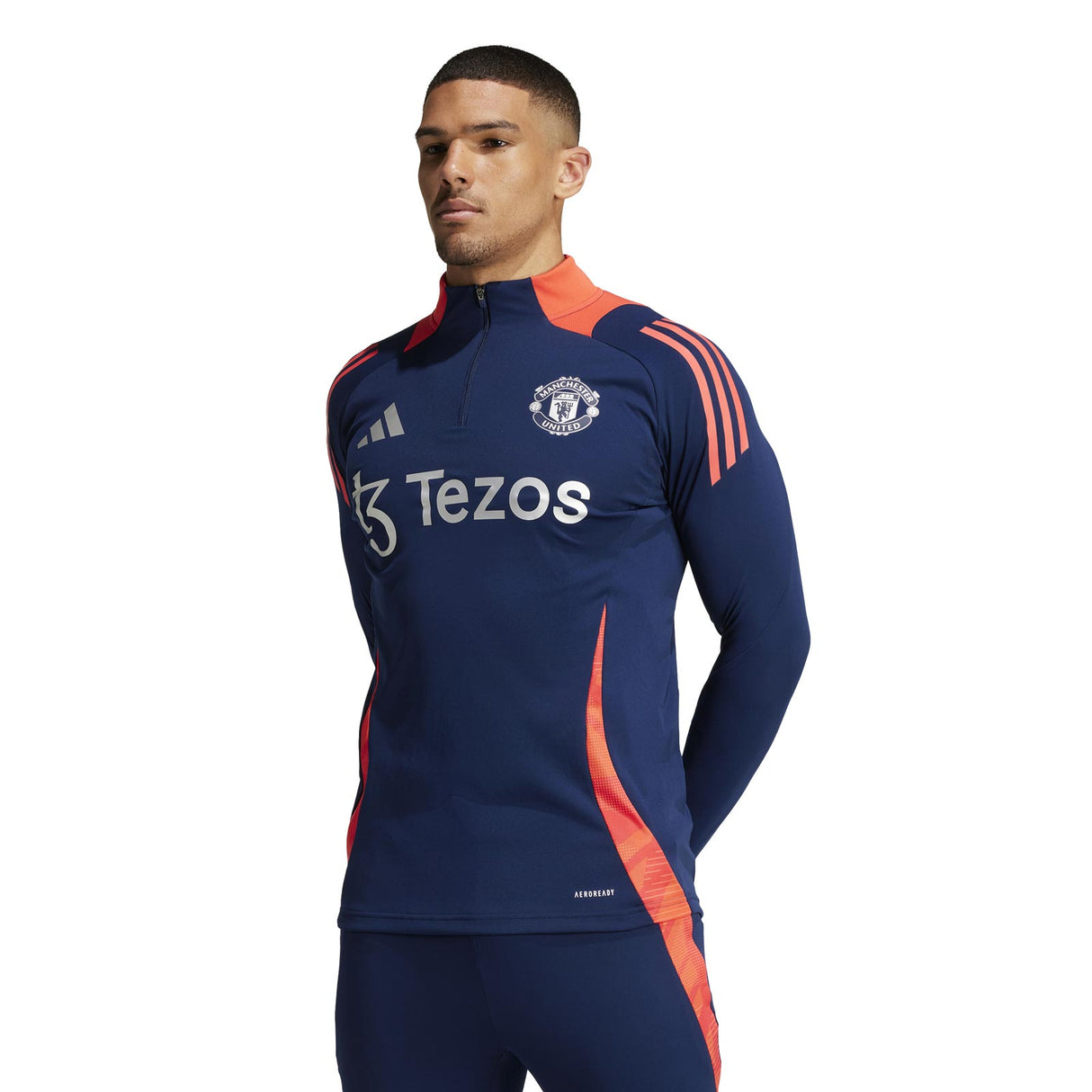 adidas Man Utd 24 Train Top Navy