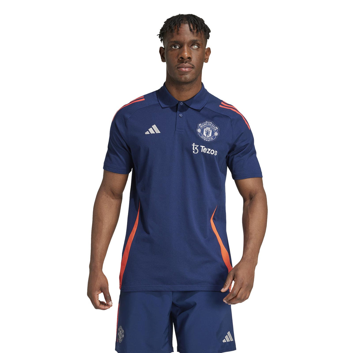 adidas Man Utd 24 Polo Navy