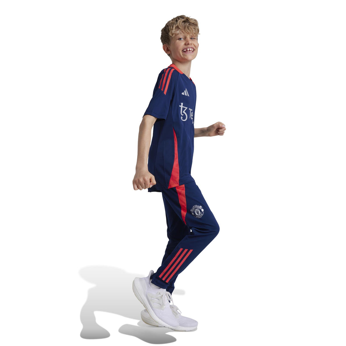 adidas Man Utd 24 Kids Train Pant Navy